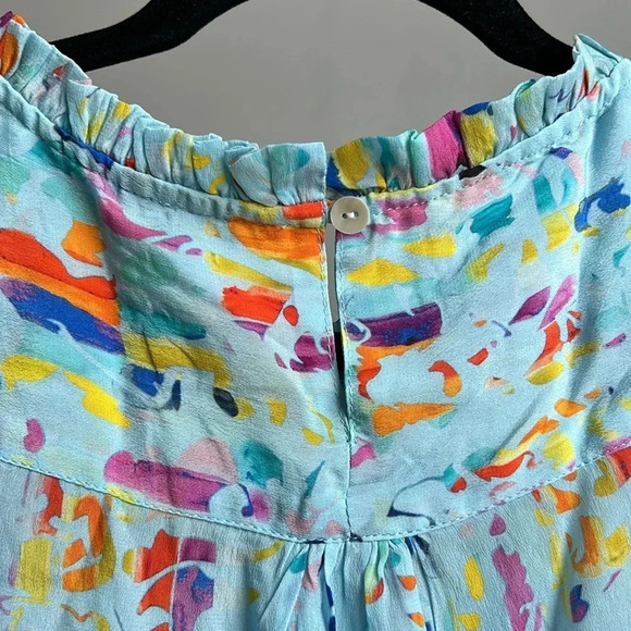 APNY Colorful Blouse | Watercolor Blouse | APNY | APNY | APNY | APNY | APNY - Picture 8 of 8